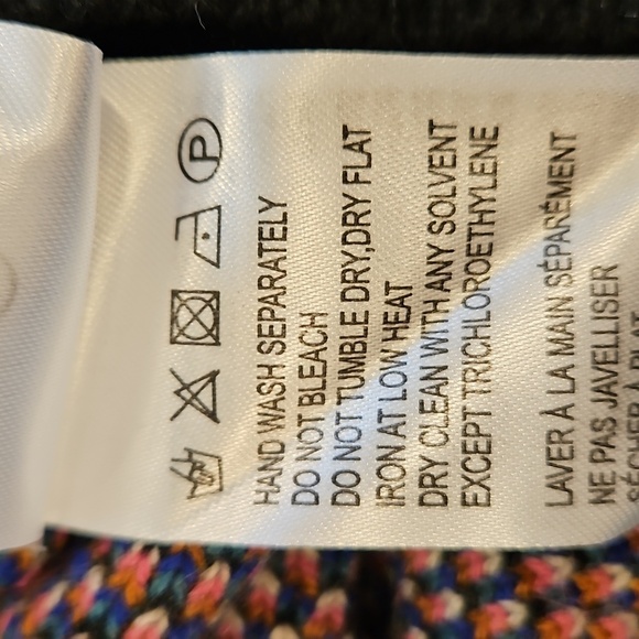 💕FARM RIO💕 Caramel Tropical Stripes Cardigan ~ Tropical Stripes Print XL NWT - Picture 16 of 16